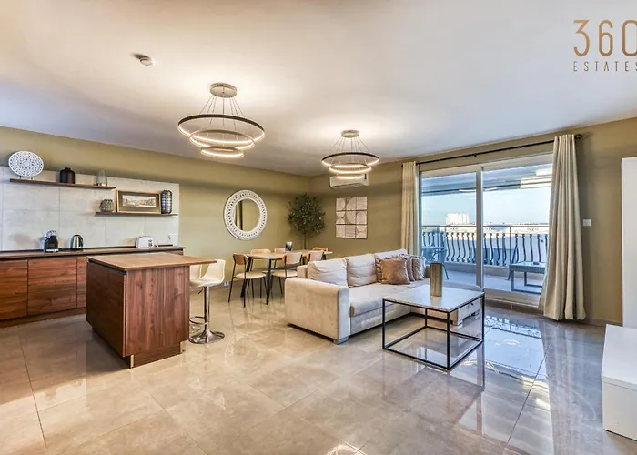 Luxury Living In St Julians With Spacious Terrace By 360 Estates San Ġiljan